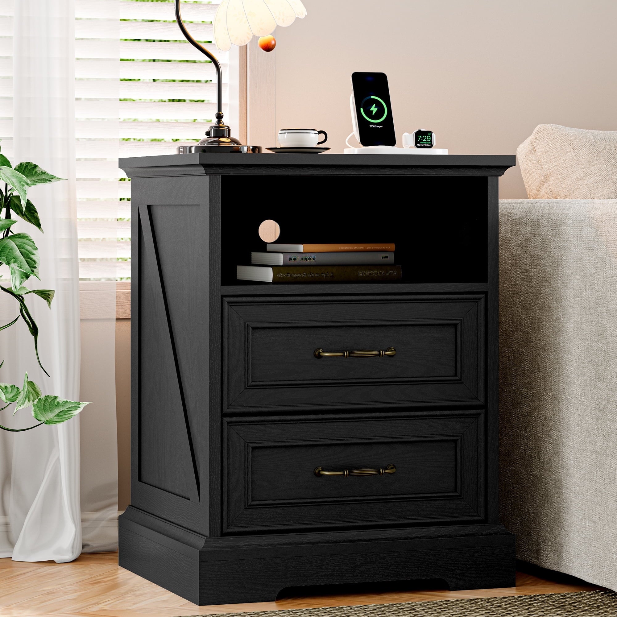 FANRAL Tall Dresser for Bedroom with 6 Drawers Chest of Drawers,en Dresser Storage Cabinet with Metal Handles, Dresser