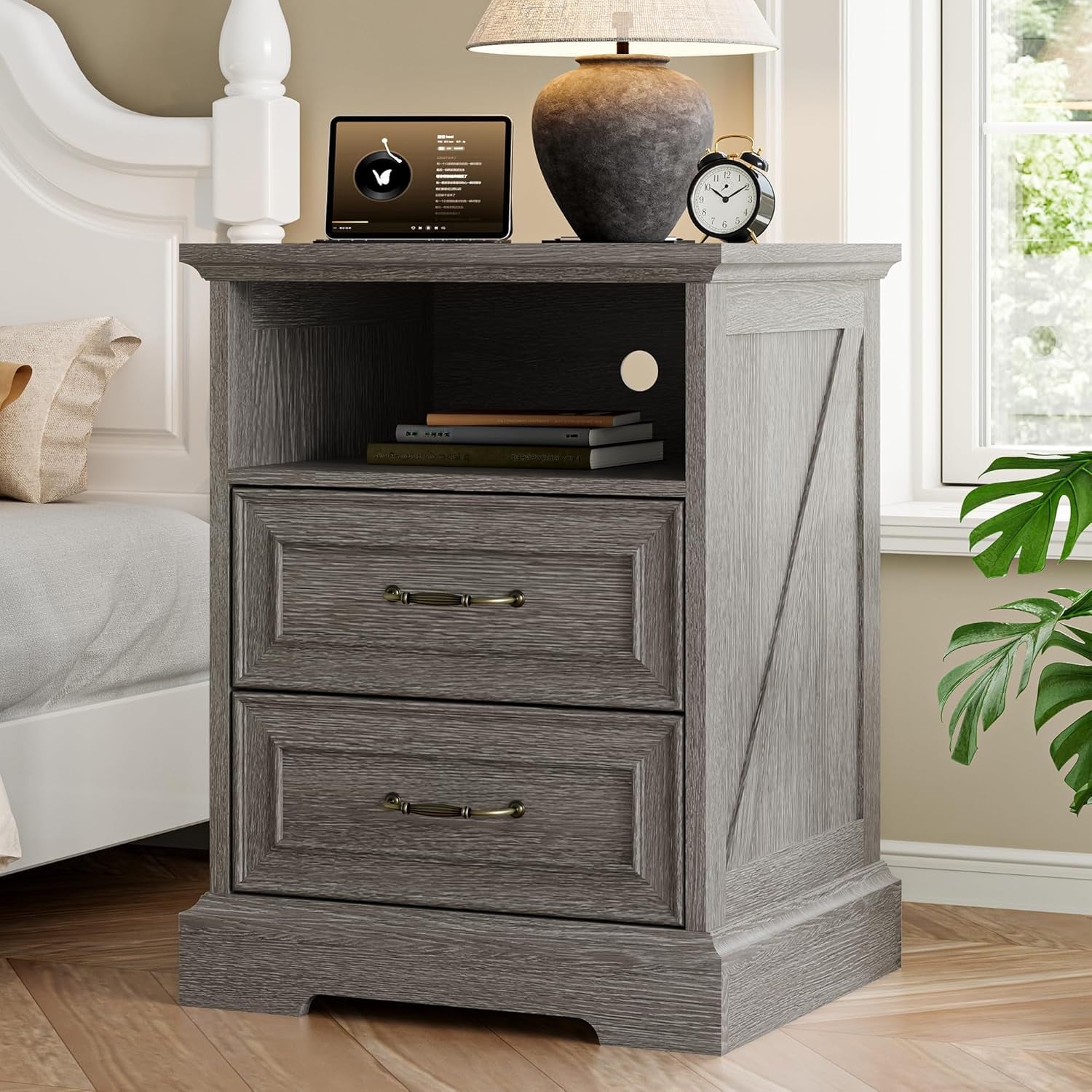 FANRAL Tall Dresser for Bedroom with 6 Drawers Chest of Drawers,en Dresser Storage Cabinet with Metal Handles, Dresser