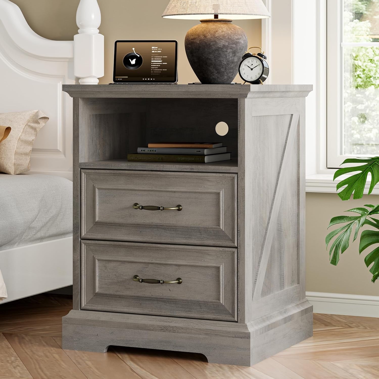 FANRAL Tall Dresser for Bedroom with 6 Drawers Chest of Drawers,en Dresser Storage Cabinet with Metal Handles, Dresser